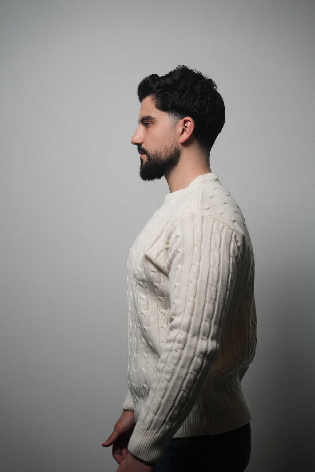 Cable-Knit Sweater