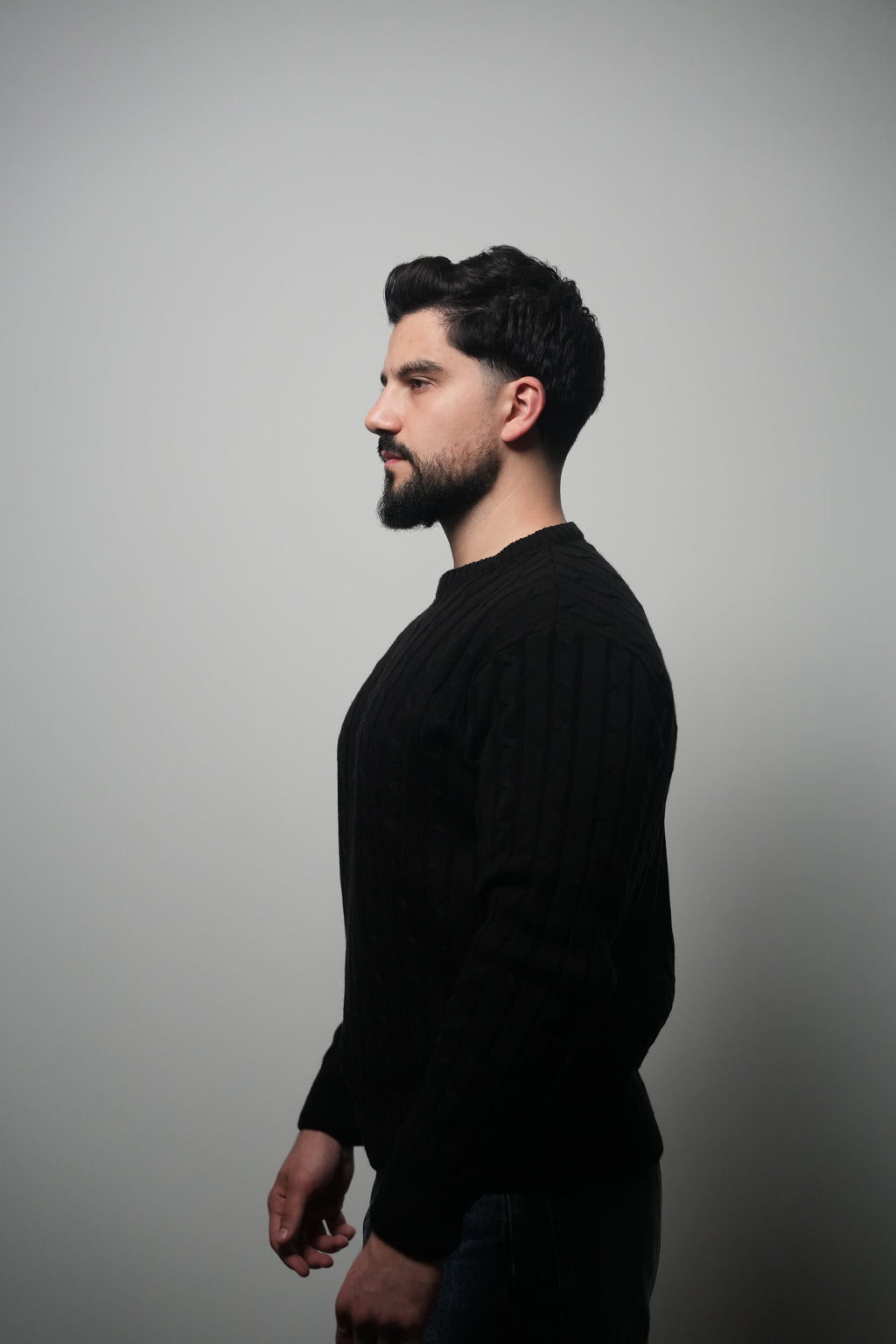 Cable-Knit Sweater