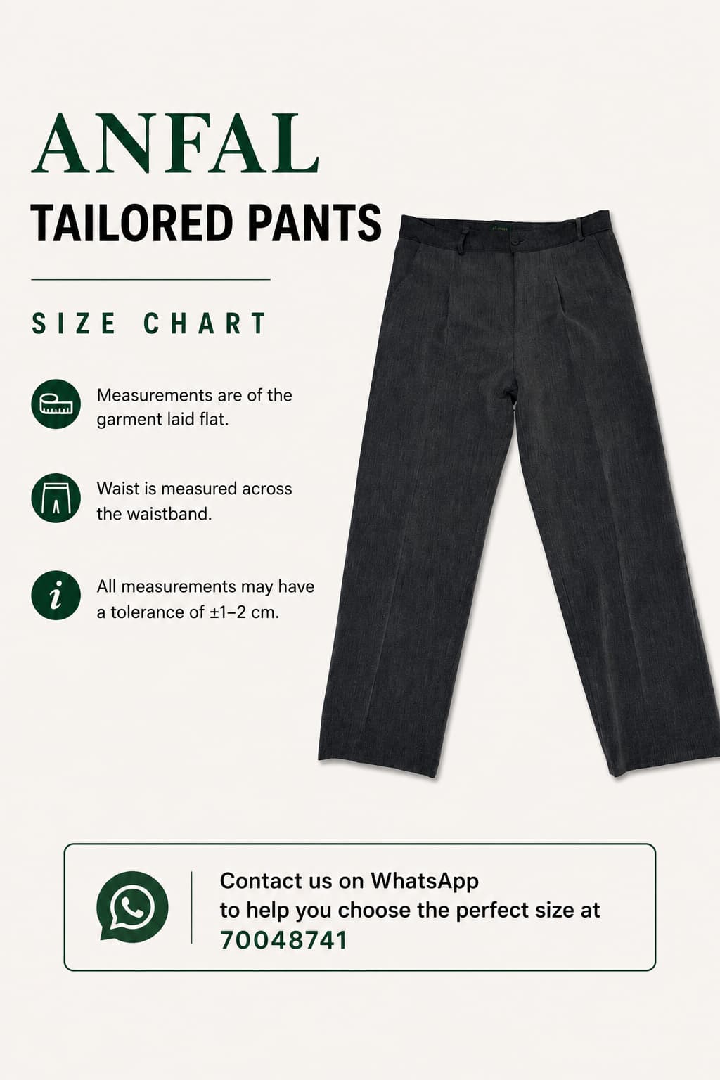 Tailored Pants