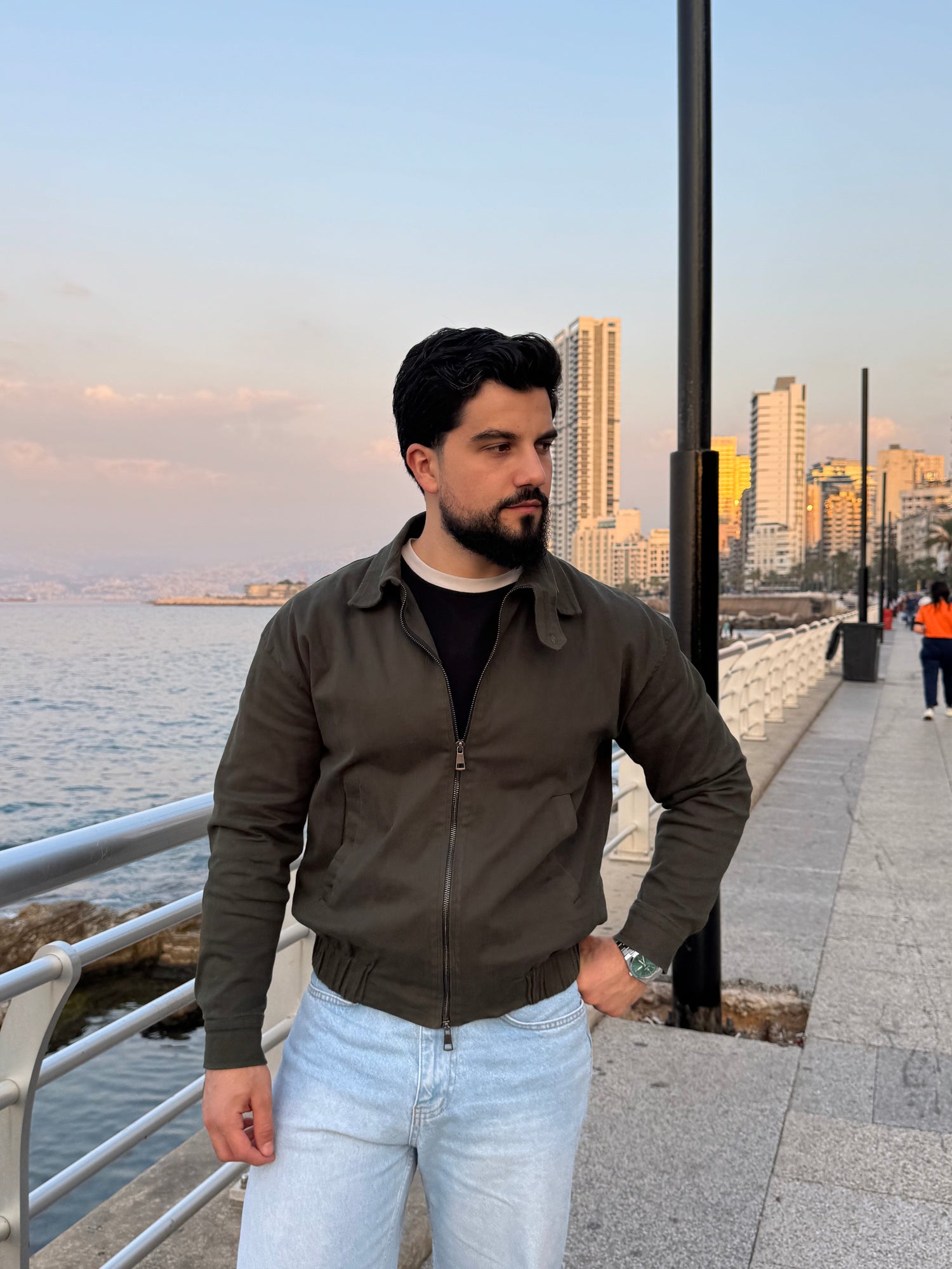 Harrington Jacket — Olive